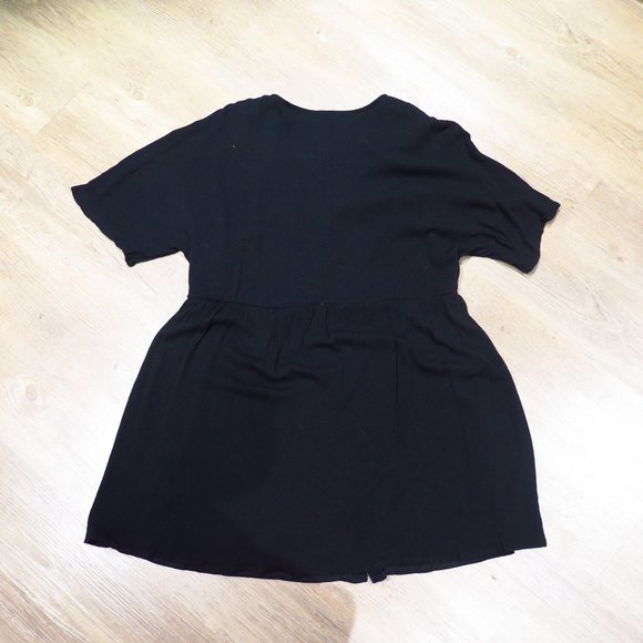 Asos In the Style Black Trapeze Midi Dress Tunic - Picture 11 of 11